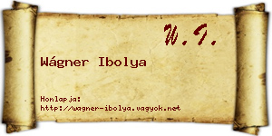 Wágner Ibolya névjegykártya